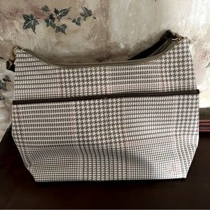 Polo Ralph Lauren Tweed Houndstooth Shoulder Bag. Looks brand new. No tags.